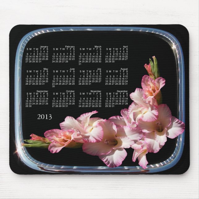 Glad kalender inramad ~-mousepad musmatta (Framsidan)