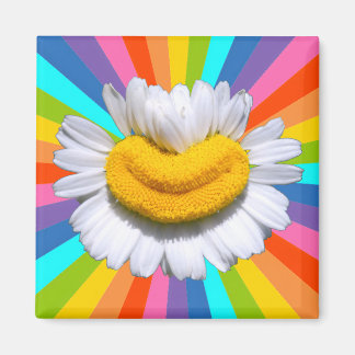 Glad Kamomill Leende Blommig Kraft Aura Magnet