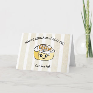 Glad Kanelbulledag 4 Oktober Roliga Högtider Kort
