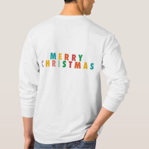 GLAD KÄRLEK GLÄDJE FÄRGRIK JUL T SHIRT