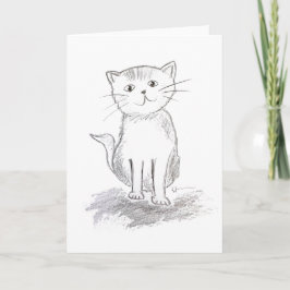 Glad katt-kort kort