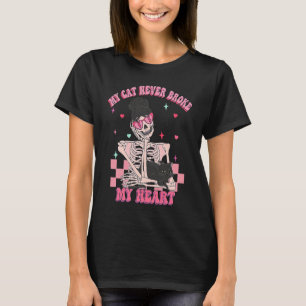 glad katt tjej anti valentin t shirt