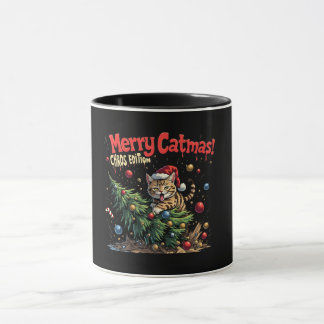 Glad kattjul – Kaosutgåva Mugg