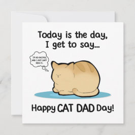 Glad kattpappadag, Glad klofaders dag Kort
