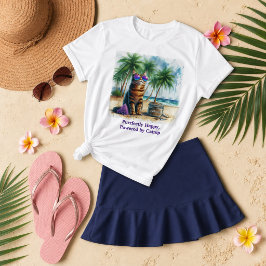 Glad Kattsnurrande Katt Roliga Kattälskare T Shirt