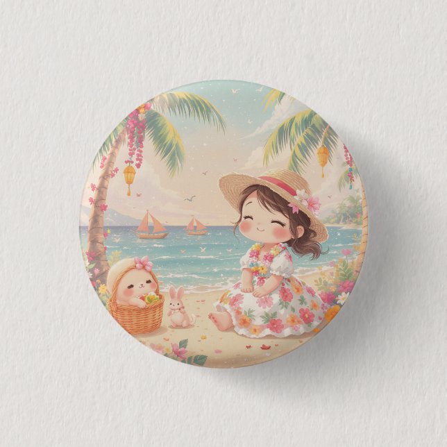 GLAD KAWAII HAWAIISKNAPP KNAPP (Framsida)