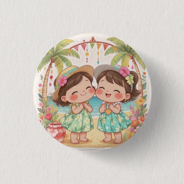 GLAD KAWAII HAWAIISKNAPP KNAPP (Framsida)