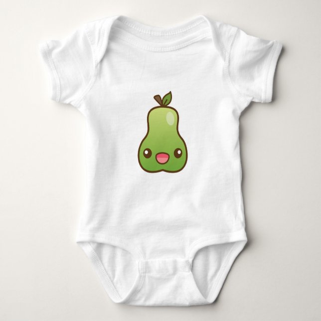 Glad Kawaii Päron Tee (Framsida)
