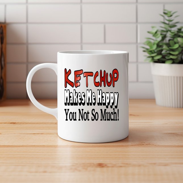 Glad Ketchup Kaffemugg (Skapare uppladdad)