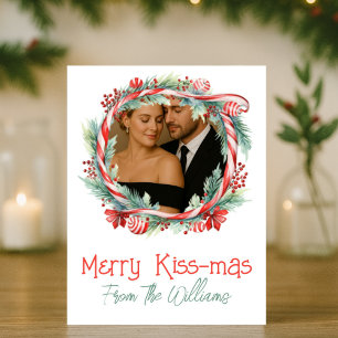 Glad Kissmas Sockerdragare Krans Foto Jul  Julkort