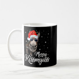 Glad Kissmy Sarksastisk Jul Rolig Pyjamas Jul Kaffemugg