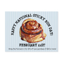 Glad klistbröd semester postkort