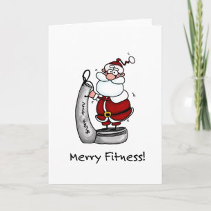 Glad kondition Santa Helgkort
