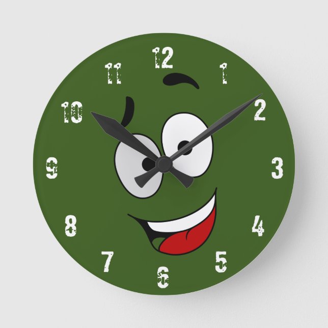 Glad Kook Art Klocka - Väggklocka (Framsida)