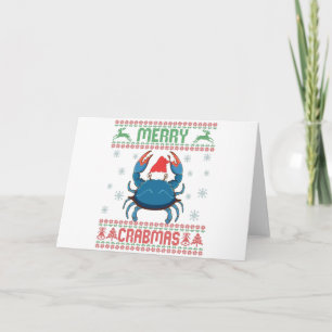 Glad kräftmas rolig kräftful jultröja kort