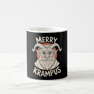 Glad Krampus Myttisk Jul Xmas Högtid Kaffemugg
