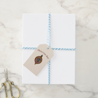 Glad KrisTid – Vintage Modern Jul Presentetikett