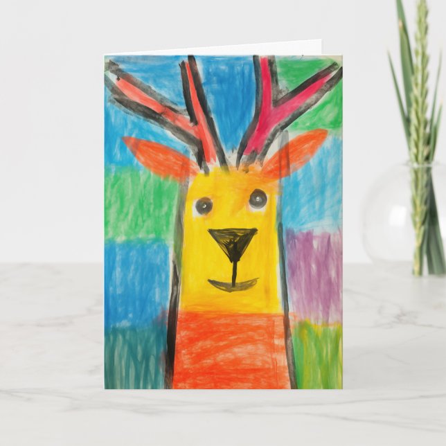 Glad Krita Ren Julkort Kort (Framsida)