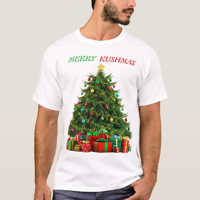 Glad kushmas t shirt (Framsida)