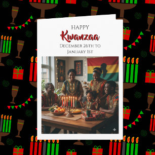 Glad Kwanzaa - 26 december till 1 januari Kort