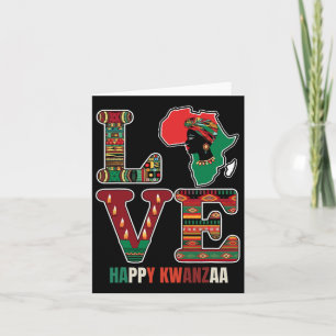 Glad Kwanzaa Kinara-sju Ljus Principer För K Kort
