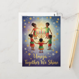Glad Kwanzaa Kinara vykort