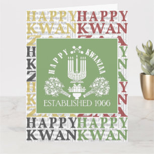 Glad Kwanzaa Kort