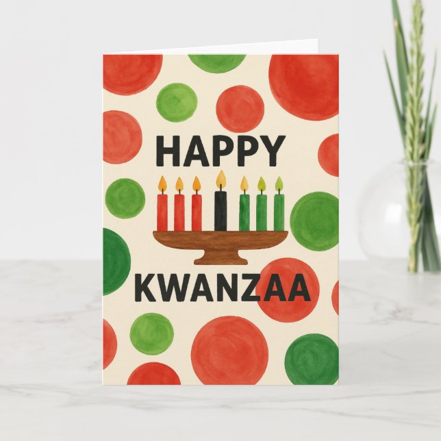 Glad Kwanzaa Kort (Framsida)