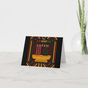 Glad Kwanzaa PopArt Kort