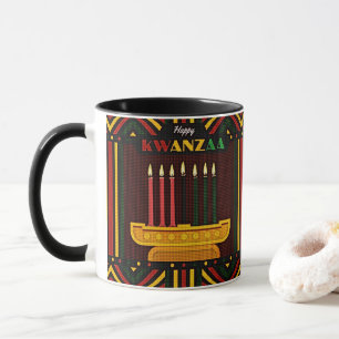 Glad Kwanzaa PopArt Mugg