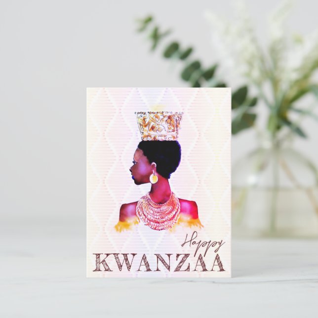 Glad Kwanzaa Vykort (Stående Fram)