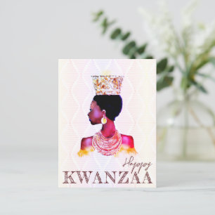 Glad Kwanzaa Vykort