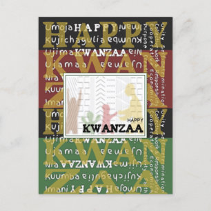 Glad Kwanzaa Vykort