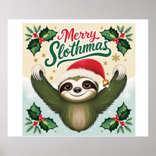 Glad långsam jul  poster