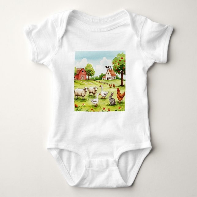 Glad lantgård t shirt (Framsida)