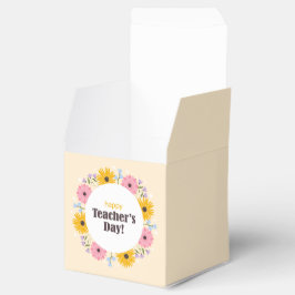 Glad lärardag Vilda blommor Presentaskar