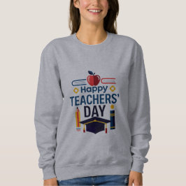 Glad lärardags-sweatshirt t shirt