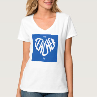 Glad lärardags t-shirt som present
