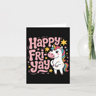 Glad-lärare-fredag Helg Glad Friday Kort