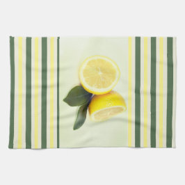 Glad Lemons och Randig Kökshandduk