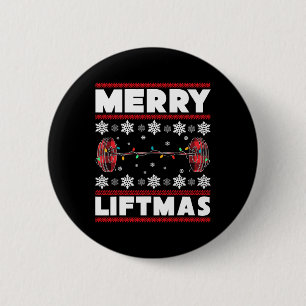 Glad Liftmas Kul Jul Gympassning Fitness Tröja Knapp