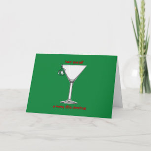 Glad lite jul - grönt helgkort