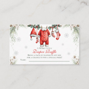 Glad liten baby shower blöja lotteri tilläggskort