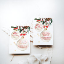 Glad liten baby shower Moderna julböcker