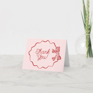 Glad liten baby shower tackkort med slinga