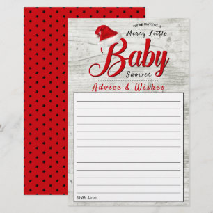 Glad liten jul Babyshower Råd & Önskningar