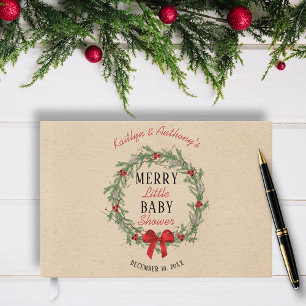 Glad liten jul-barnkalas gästböcker