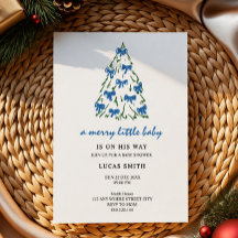 glad liten jul pyssel träd baby shower