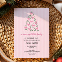 glad liten jul pyssel träd baby shower