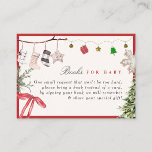 Glad liten julgran Prydnader Baby Shower Tilläggskort